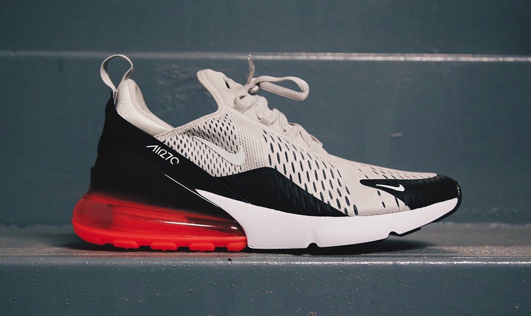 air max 270 blanche bulle rouge